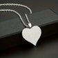 To My Daughter Heart Pendant Necklace