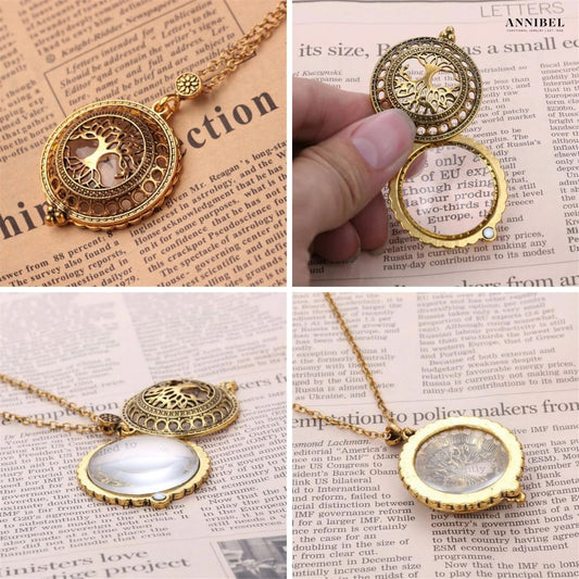 Tree Of Life Magnifying Glass Necklace