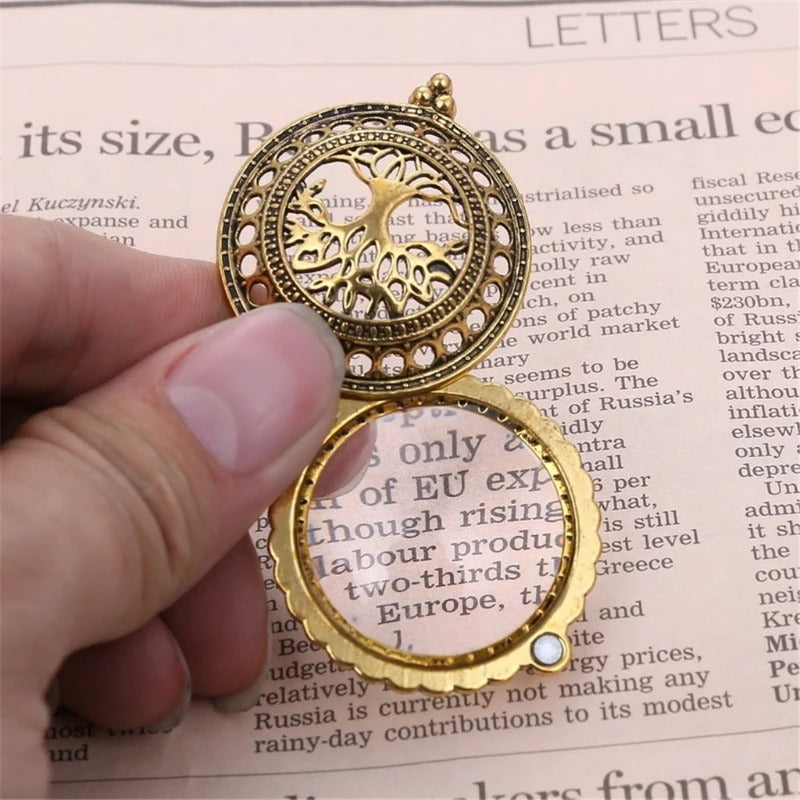 Tree Of Life Magnifying Glass Necklace