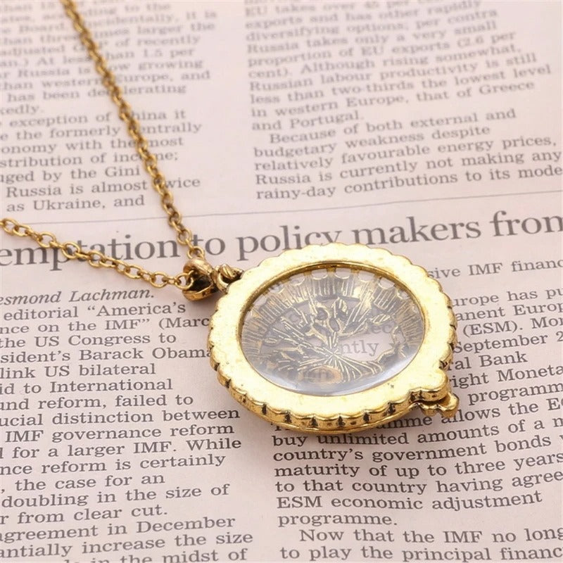 Tree Of Life Magnifying Glass Necklace