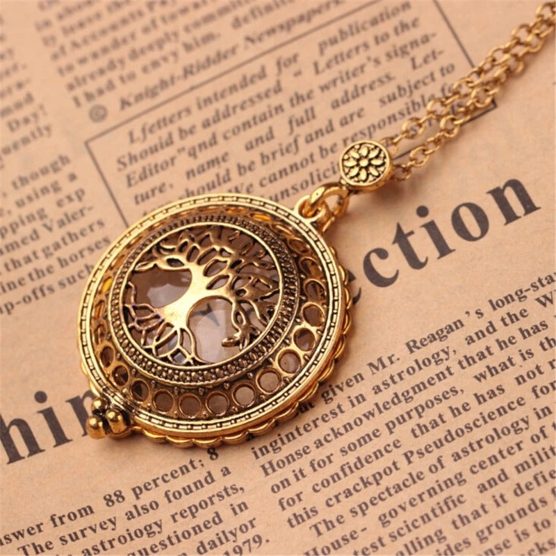 Tree Of Life Magnifying Glass Necklace